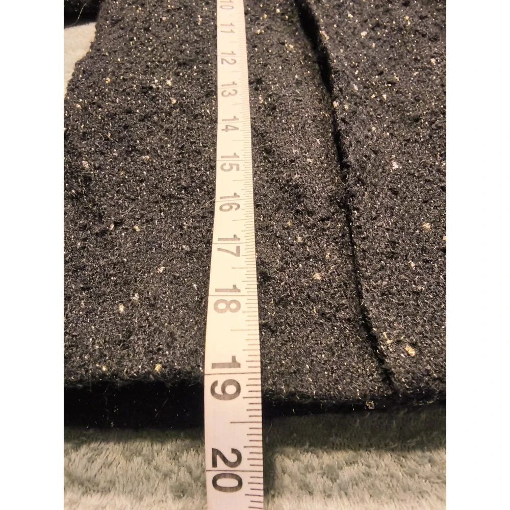 Baby Gap Girls Black Tweed Jacket Gold Metallic Fleck Snap Front Dress Coat Kids